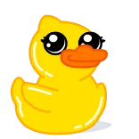 Уточка Клюква @FOXDIZIGNERLIFE telegram stickers