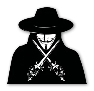 Vendetta telegram stickers