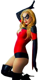 💋 Ms. Marvel Ms. Marvel, Marvel Comics, supereroe, cosplay, personaggio dei fumetti telegram sticker