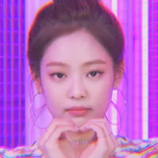 🎠 femme, K-pop, fille, cœur, portrait, féminin telegram sticker