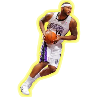↔ DeMarcus Cousins Basketball, NBA, Athlète, Sport, Sacramento Kings, Joueur whatsapp sticker