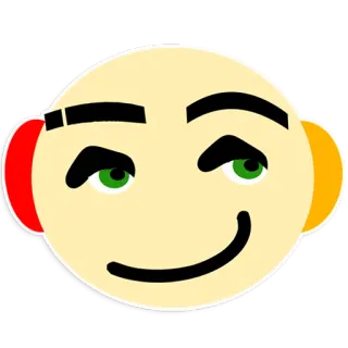 😏 smiley, emoticon, face, expression telegram sticker