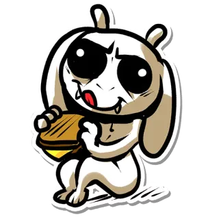😋 sticker, cartoon, figur, lustig, tier, monster telegram sticker