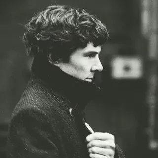 💎 Sherlock Holmes sherlock, benedict cumberbatch, detective, coat telegram sticker