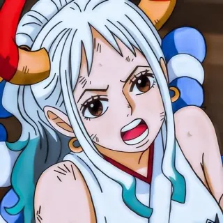 ❤️ Yamato One Piece anime, character, yamato, one piece, manga, cartoon telegram sticker