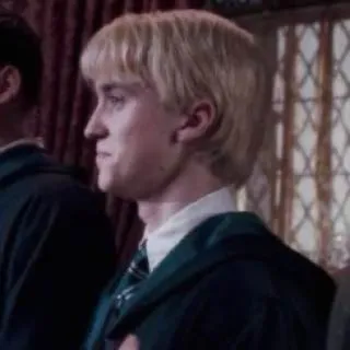 🤤 Draco Malfoy Harry Potter Draco Malfoy, Harry Potter, mago, Slytherin, personagem, fanart telegram sticker