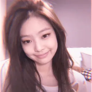 🍼 phụ nữ, chân dung, tóc nâu, mỉm cười, người Hàn Quốc, người châu Á, cô gái telegram sticker