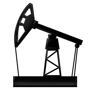 ⚫ plataforma petrolífera, cavalinho de pau, petróleo, energia, máquina, indústria telegram sticker