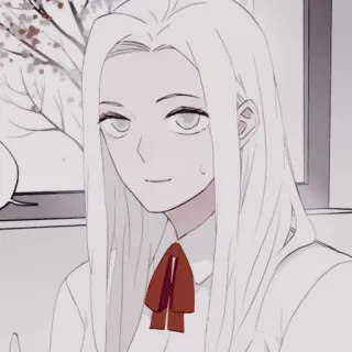 🍚 Anime, Personaggio, Ragazza, Ritratto, Cartone animato telegram sticker