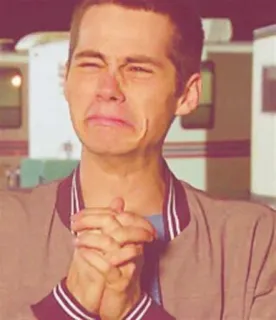 🙁 Dylan O'Brien personne, acteur, célébrité, expression du visage, homme telegram sticker