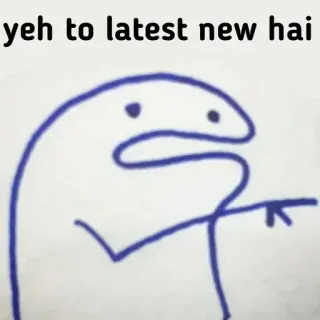 👉 yeh to latest new hai mem, śmieszne, patyczak, najnowsze, nowe telegram sticker