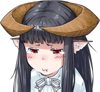 😣 アニメ, 漫画, キャラクター, 悪魔, 泣く telegram sticker