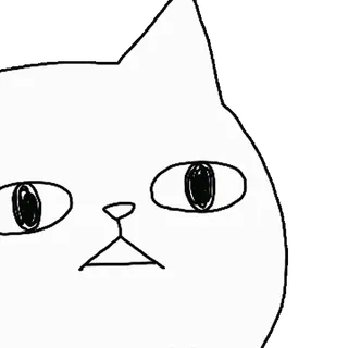💬 kat, sticker, dier, grappig, meme, cartoon, schattig telegram sticker