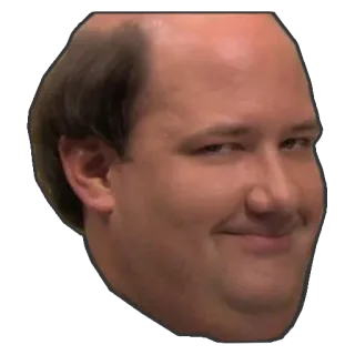 😏 Kevin Malone The Office Kevin Malone, The Office, Meme, Cara engraçada, Personagem de TV, NBC, Comédia telegram sticker