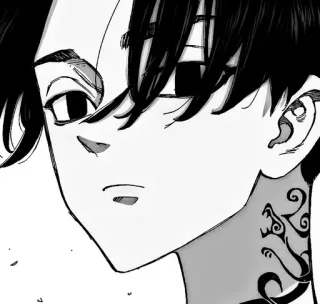🪦 Anime, Manga, Personaggio, Ritratto, Tatuaggio telegram sticker