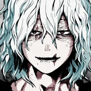 🙂 Shigaraki Tomura My Hero Academia Anime, Manga, Bösewicht, Liga der Schurken, Shigaraki, Tomura, My Hero Academia whatsapp sticker