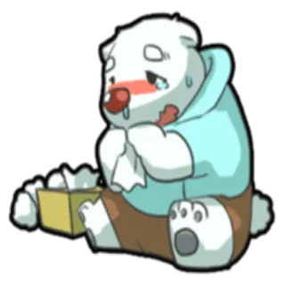 Бамбуковый мишка @StikerDi telegram stickers