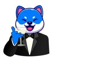 🍷 dog, middle finger, insult, gesture, animal, cartoon whatsapp sticker