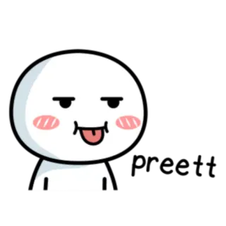 😛 Cartone animato, Faccia, Lingua, Espressione, Felice whatsapp sticker