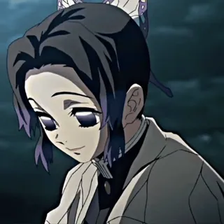 💜 Shinobu Kocho Demon Slayer Anime, Demon Slayer, Shinobu Kocho, Manga, Dessin animé whatsapp sticker