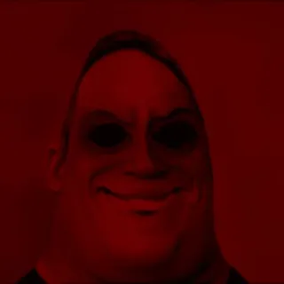 😈 Мистер Исключительный, Мем, Страшный, Ужасы, Тёмный telegram sticker