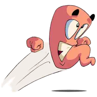 🏃 cartone animato, corsa, mostro, diavolo telegram sticker