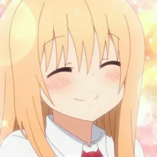 🧇 Anime, Ragazza, Carina, Sorriso telegram sticker