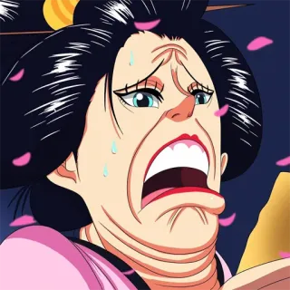 😳 anime, facial expression, cartoon, funny telegram sticker