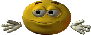 🤪 эмодзи, пожимание плечами, мем, вопрос, замешательство telegram sticker