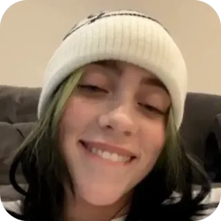 😏 Billie Eilish telegram sticker