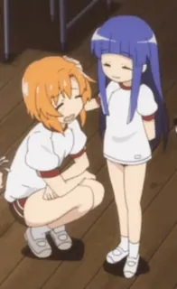 ✋ Anime, Mädchen, Freunde, Süß, Schule whatsapp sticker