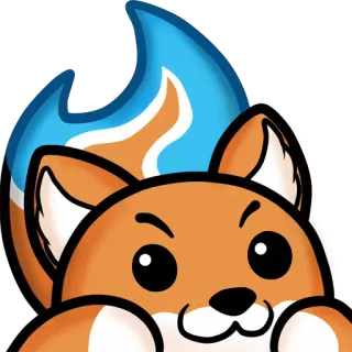 👀 raposa, animal, desenho animado, fofo, bravo, meme whatsapp sticker