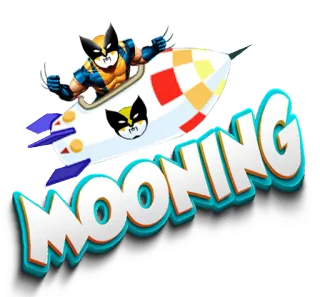 😎 Wolverine MOONING Wolverine, marvel, rocket, cartoon, character telegram sticker