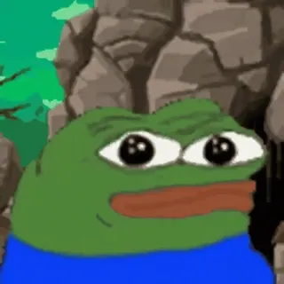 😶 Pepe the Frog Mème, Pepe, Grenouille, Internet, Dessin animé whatsapp sticker