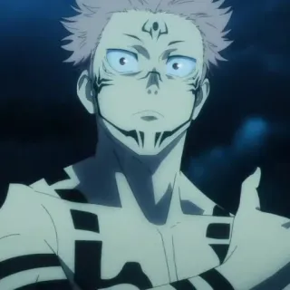 🎸 Ryomen Sukuna Jujutsu Kaisen Anime, Jujutsu Kaisen, Ryomen Sukuna, Sukuna, Vervloekte Geest telegram sticker