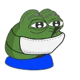 😂 Pepe pepe, rana, meme, cultura de internet, expresión, ilustración, dibujo animado telegram sticker