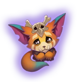 😢 fox, animal, sad, sticker, cute, mammal telegram sticker
