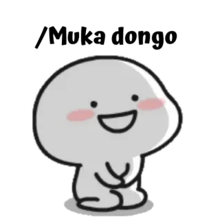 🍼 Muka dongo telegram sticker