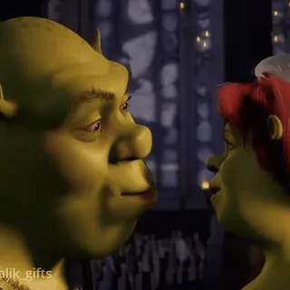 😘 Shrek Shrek, Fiona, Cartoon, Film, animiert, Oger telegram sticker