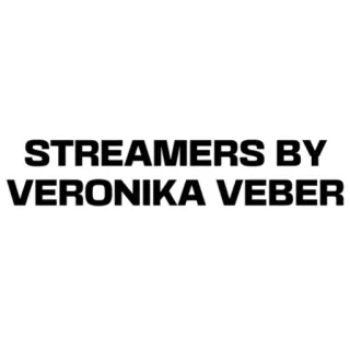 🖤 STREAMERS BY VERONIKA VEBER Streamers, Veronika Veber, Tipografía, Texto, Branding telegram sticker