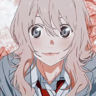 🩰 Kaori Miyazono Your Lie in April Anime, Meisje, Muziek, Klassieke muziek, Viool, Personage, Kawaii telegram sticker