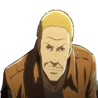 🤨 Attack on Titan 進撃の巨人, アニメ, キャラクター, 漫画 telegram sticker