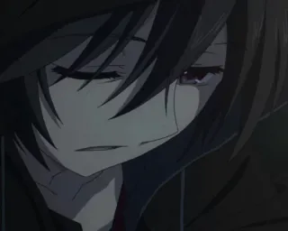 ☄ Anime, Verdrietig, Personage, Emotioneel, Manga whatsapp sticker