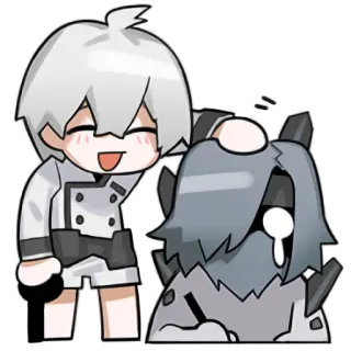 😄 Anime, Hoạt hình, Dễ thương, Buồn, Khóc, An ủi telegram sticker