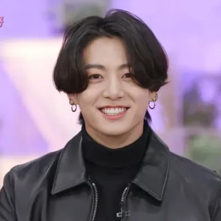 🥊 Jungkook kpop, idol, bts, singer, korean, smiling, portrait telegram sticker