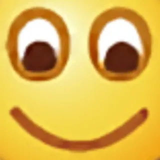 🙂 emoji, smiley face, happy, expression telegram sticker