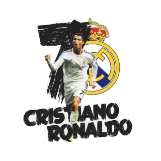 ⚽ Cristiano Ronaldo CRISTIANO RONALDO calcio, calcio, sport, Cristiano Ronaldo, Real Madrid telegram sticker