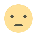 🤧 emoji, face, neutral, expression, yellow whatsapp sticker
