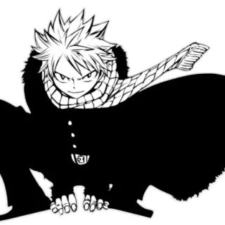 🙂 Natsu Dragneel Fairy Tail Anime, Fairy Tail, Natsu Dragneel, Mangá, Personagem telegram sticker