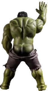 😳 Hulk Hulk, supereroe, marvel, verde, sedere, offensivo telegram sticker